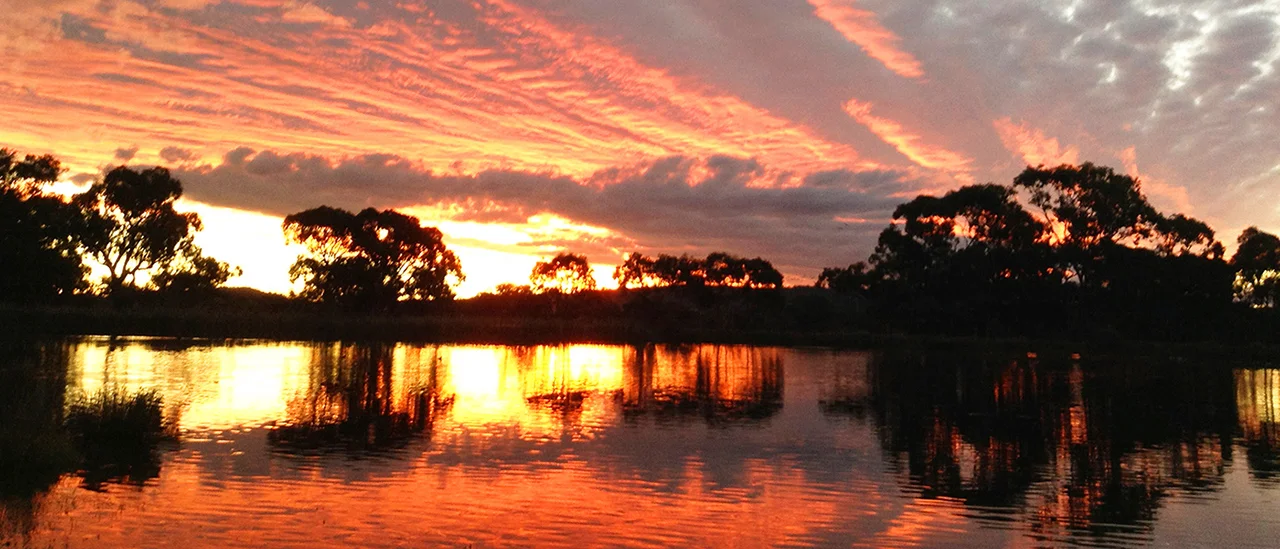 savina lane sunset on the lake